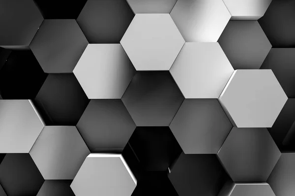 Illustration of hexagon background — Stock Photo, Image