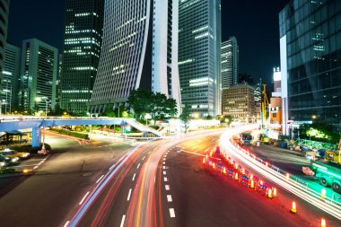 Tokyo modern ofis binaları  