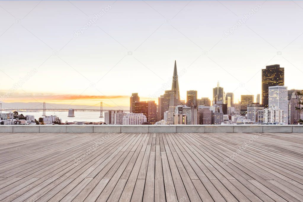 Modern buildings of san francisco