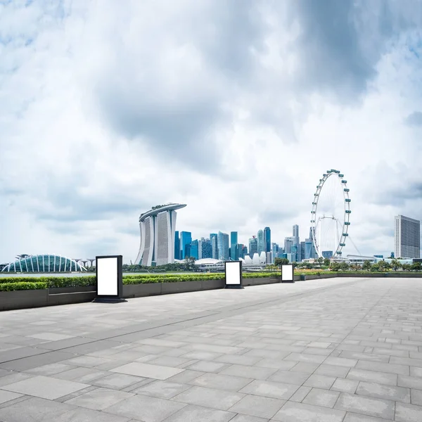 Moderna byggnader i singapore — Stockfoto