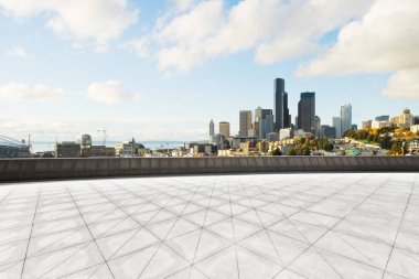 Cityscape Los Angeles boş yerden