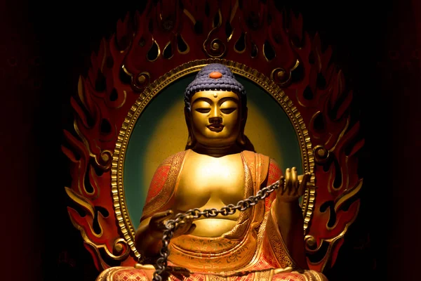 Golden Buddha Statue Temple — Stock Photo, Image