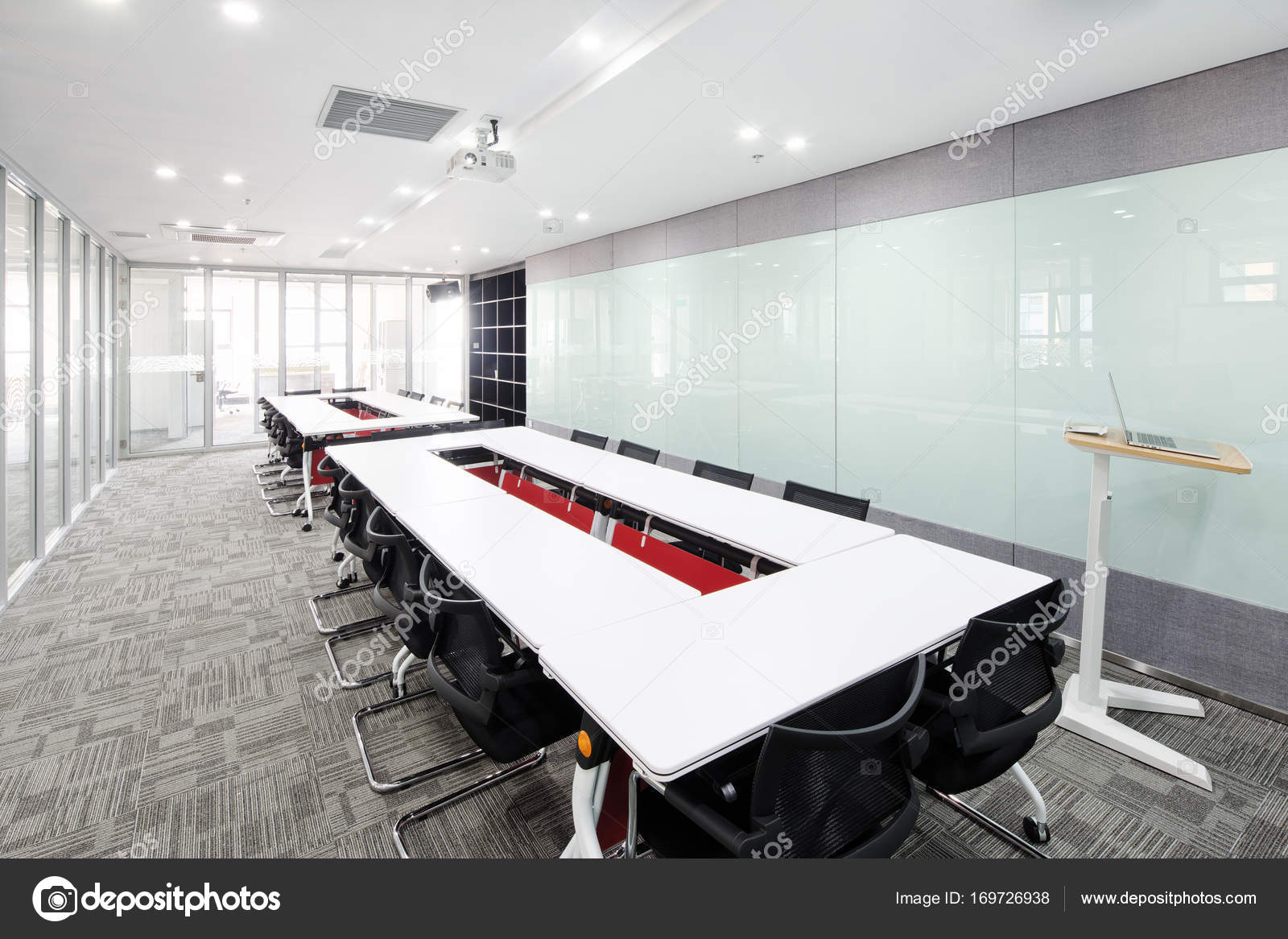 Design Decoration Modern Meeting Room Stock Photo by ©zhudifeng ...