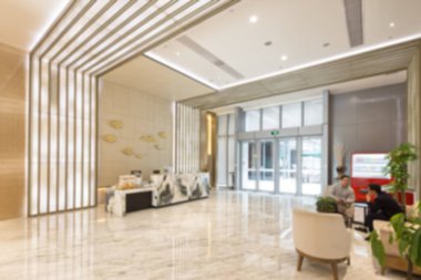 modern ofis binası geniş salonda iç