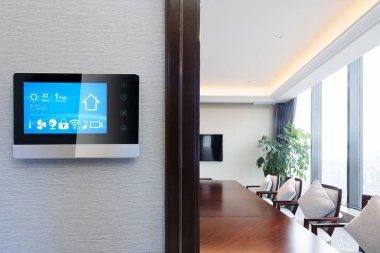 Akıllı ev dijital ekran