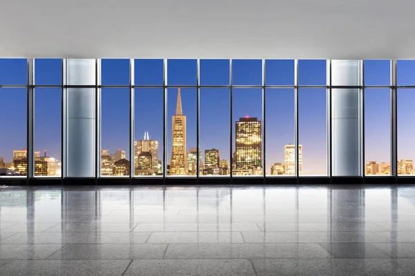 gece sahne boş ofis San Francisco'daki modern binaların