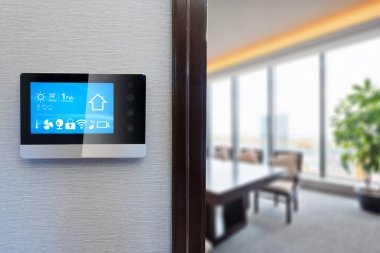 Akıllı ekran duvar modern toplantı odası ile