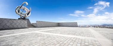 boş yere ve modern şehir 