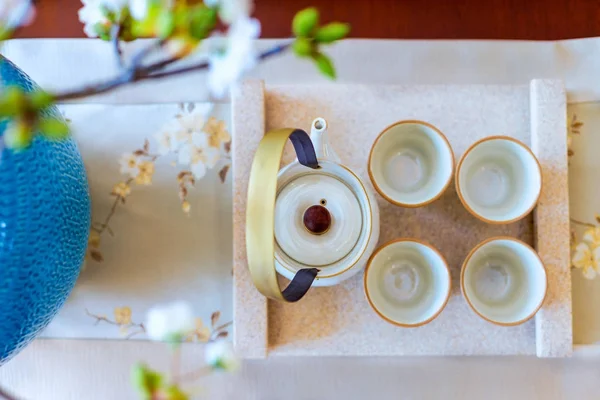 優雅な和風お茶セット — ストック写真