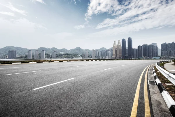 重慶の都市景観と空道 — ストック写真