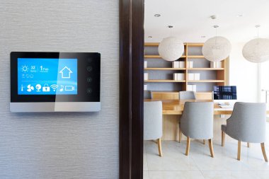 modern toplantı odası ile akıllı ekran