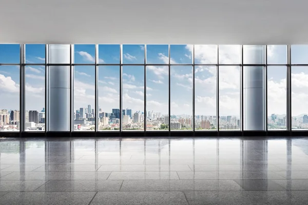 Stadsbilden Hangzhou Moln Himlen Från Tom Office — Stockfoto