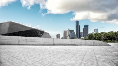 cityscape Los Angeles ile boş yere