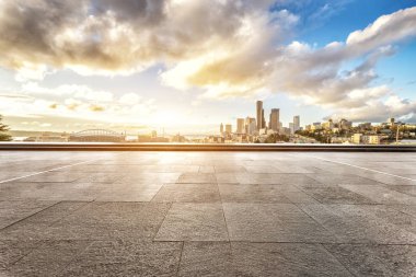 cityscape Los Angeles ile boş yere