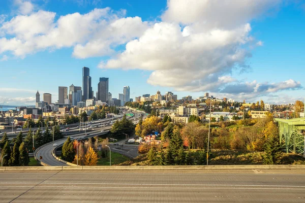 Weg- en stadsgezicht van Los Angeles — Stockfoto