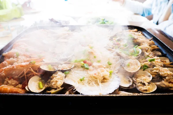 Leckeres Chinesisches Essen Auf Dem Tisch Restaurant — Stockfoto