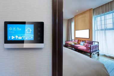 akıllı ekran akıllı ev ve modern banyo