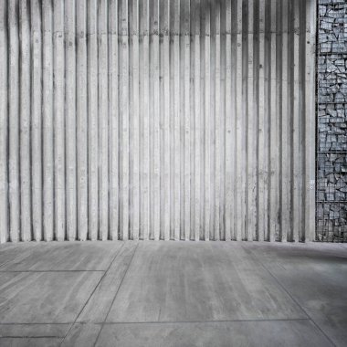 Beton arka plan ve boş yere