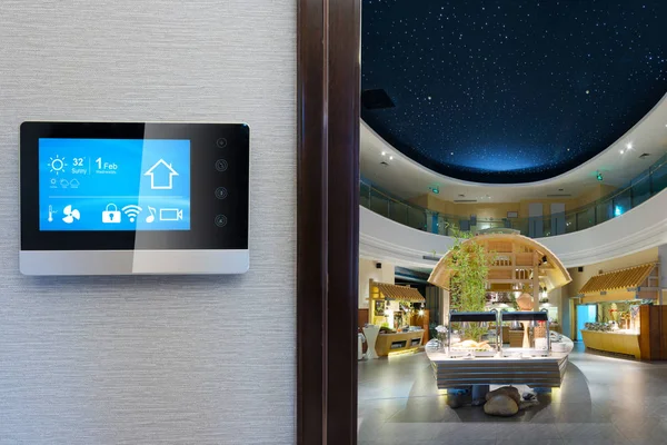 Smart Screen Smart Home Modern Business Hall — Stock Photo, Image