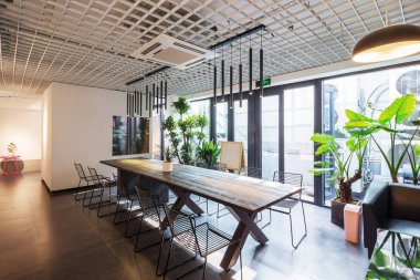 şirket modern toplantı odasında iç