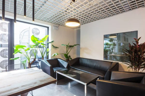 Diseño Decoración Sala Estar Moderna Compañía — Foto de Stock