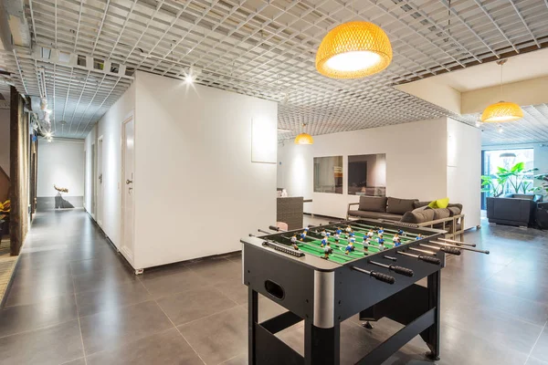 Table Football Modern Living Room Company — Stock Photo, Image