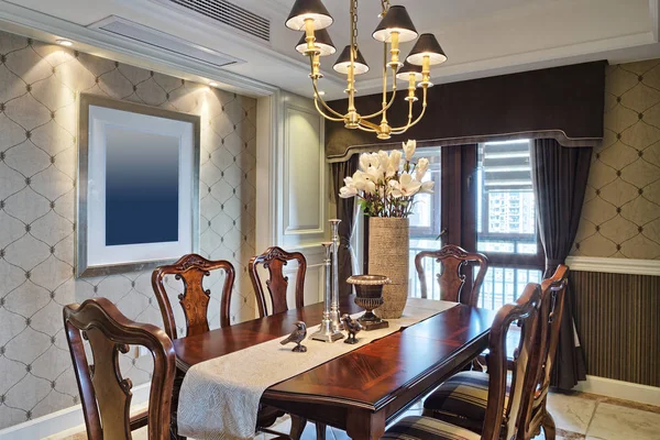 Dining Room Design New Luxurious Home — Stock Photo, Image