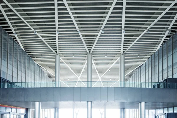 Modern Business Hall Interieur Met Glazen Wand — Stockfoto