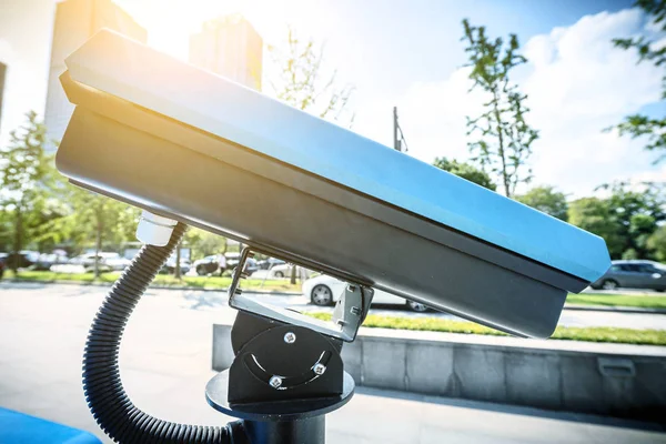 Camera Cctv Car Stop — Stock Photo, Image