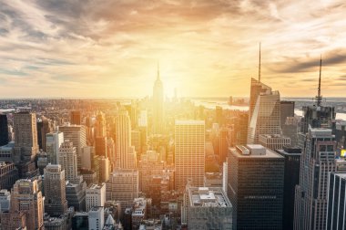 Manhattan'günbatımı