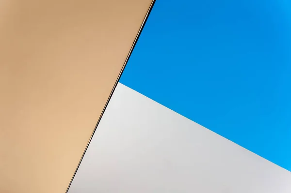 Biru abstrak, putih latar belakang beije — Stok Foto