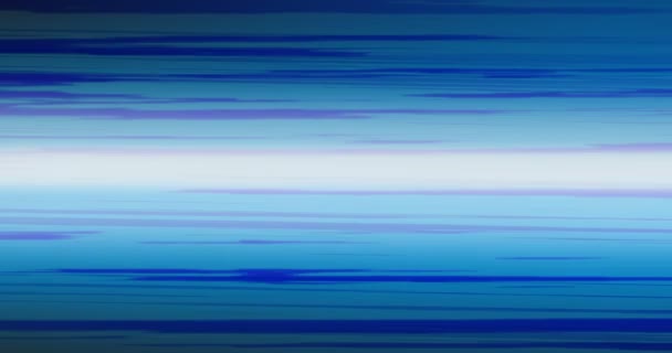Горизонтальные Синие Линии Скорости — стоковое видео