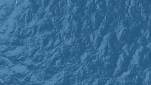 Abstrakte Blaue Wasserwellen Textur Hintergrund — Stockvideo