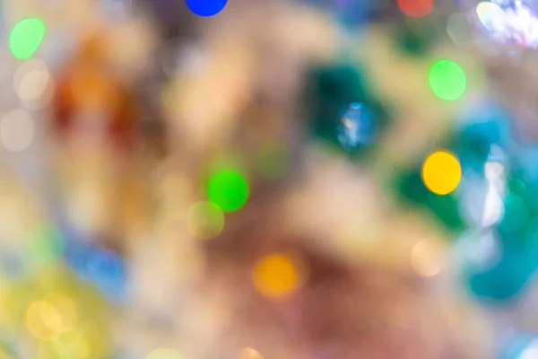 Bela bokeh natal luz abstrato feriado fundo — Fotografia de Stock