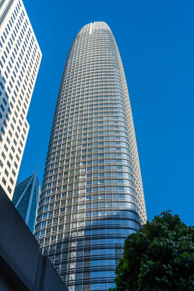 Modern skyscrapers in financial district, San Francisco — Stock Photo, Image