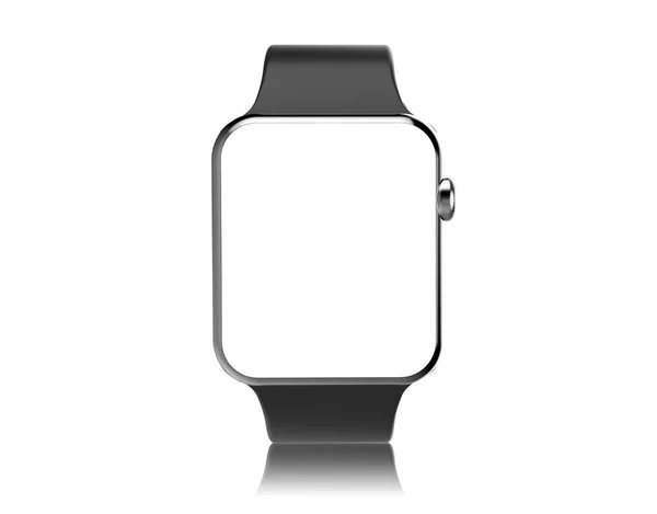 Smartwatch mockup απομονωμένο σε λευκό φόντο — Φωτογραφία Αρχείου