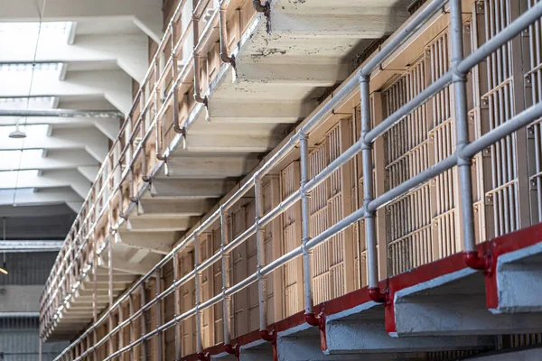 San Francisco 'daki Alcatraz hapishanesinde. — Stok fotoğraf