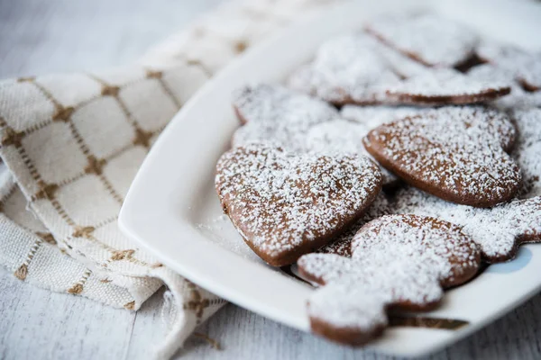 Biscoitos deliciosos e crocantes — Fotografia de Stock