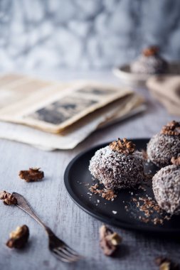 tatlı çikolata truffles