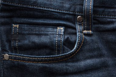 Koyu mavi jeans kumaş arka plan