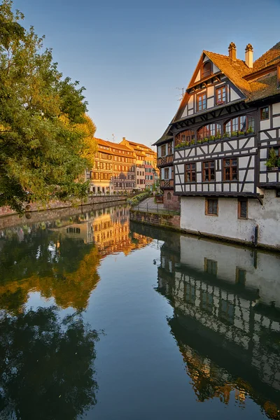Favázas házak Strasbourgban — Stock Fotó