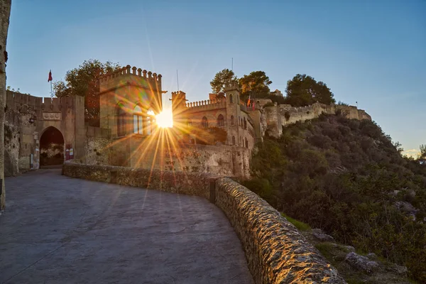 Xativa Castle at Sunset, Valencia Region of Spain — Stock Photo, Image