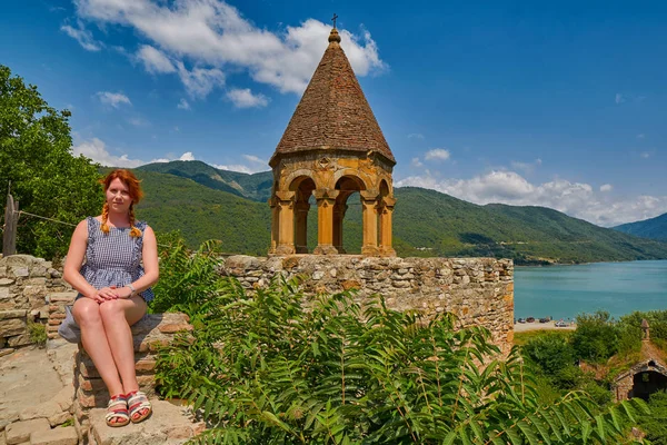 Castillo de Ananuri de Georgia — Foto de Stock