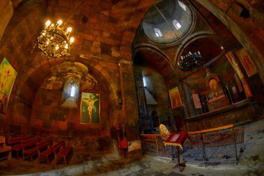 Khor Virap Manastırı, Ermenistan - 03 Ağustos 2017: Famo iç