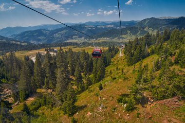 Goderdzi Cable Car Gürcü Acara bölgesinde 