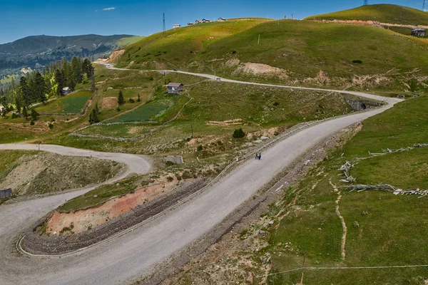 Montanha estrada não pavimentada Akhaltsikhe-Batumi — Fotografia de Stock