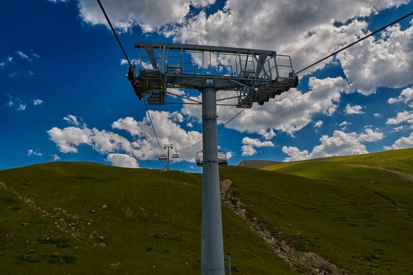 Hava teleferik yüksek dağlarda 