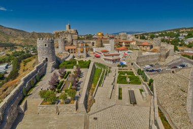 Ahıska, Gürcistan - 08 Ağustos 2017: ünlü Rabati Castle Comp
