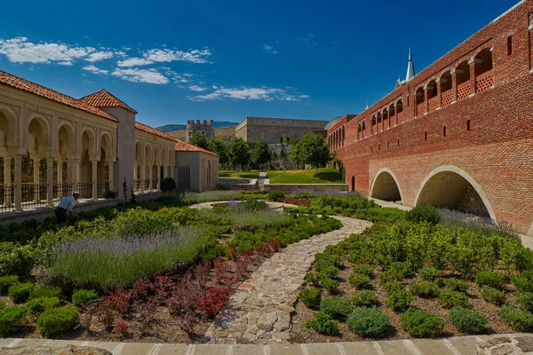 AKHALTSIKHE, GEORGIA 08 AUGUST 2017: Berømte Rabati Castle Comp - Stock-foto