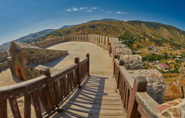 Ahıska, Gürcistan - 08 Ağustos 2017: panoramik t